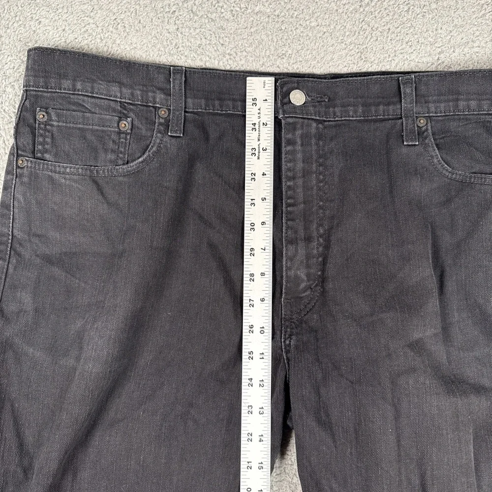 Levi's 569 Jeans Mens 40x32 (44x32) Black Loose Straight Fit Grunge Skater 2000s